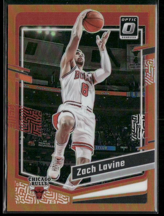 2023-24 Donruss Optic #23 Zach LaVine Orange #/199