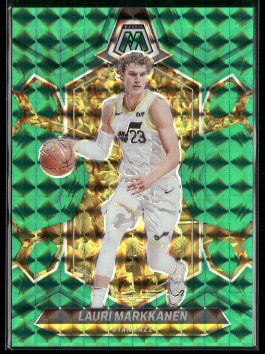 2023-24 Panini Mosaic #38 Lauri Markkanen Teal #/75