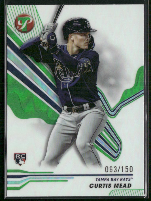 2024 Topps Pristine #215 Curtis Mead Green Refractors #/150