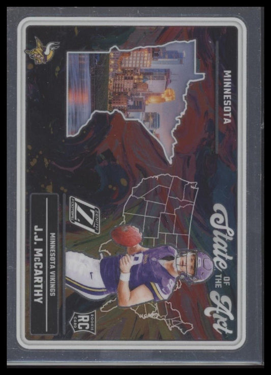 J.J. McCarthy 2024 Panini Zenith #24 State of the Art