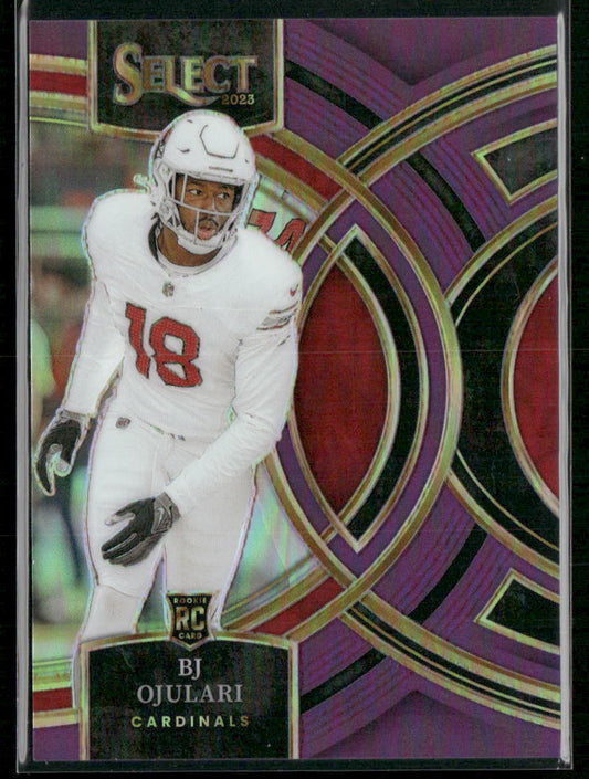 2023 Panini Select #188 BJ Ojulari Purple Prizms #/75