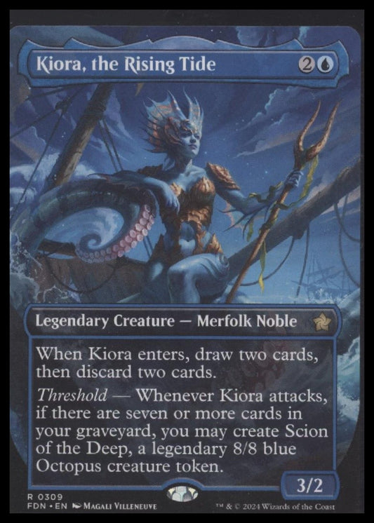 Kiora, the Rising Tide (Borderless) Foundations #309