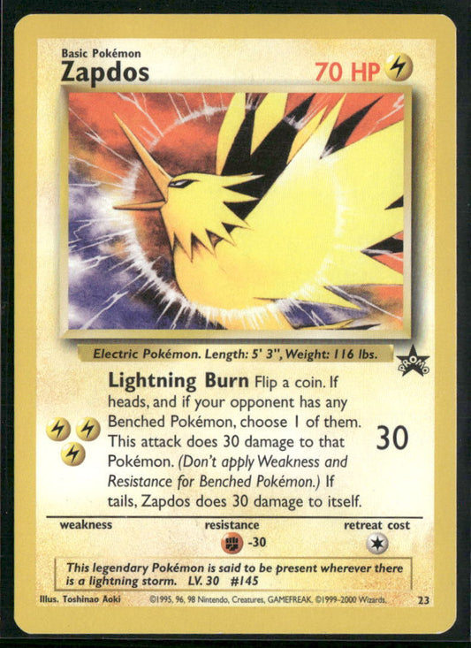 Pokemon WoTC Promo #23/53 Zapdos