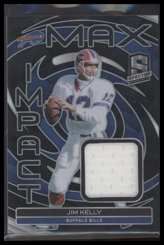 2023 Panini Spectra #MI-JKE Jim Kelly Max Impact #/99