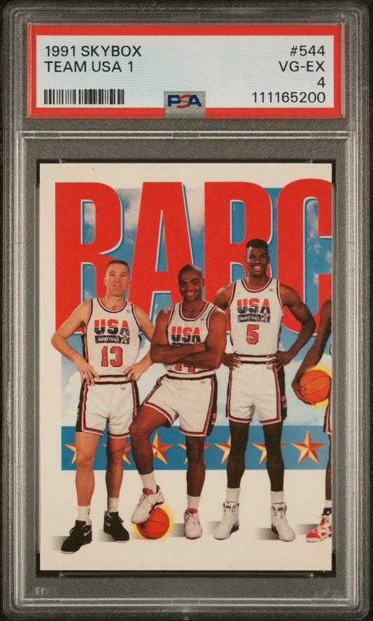 Team Usa 1 1991 Skybox #544 PSA 4