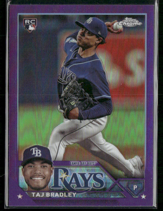 2023 Topps Chrome Update #USC194 Taj Bradley Purple #/250