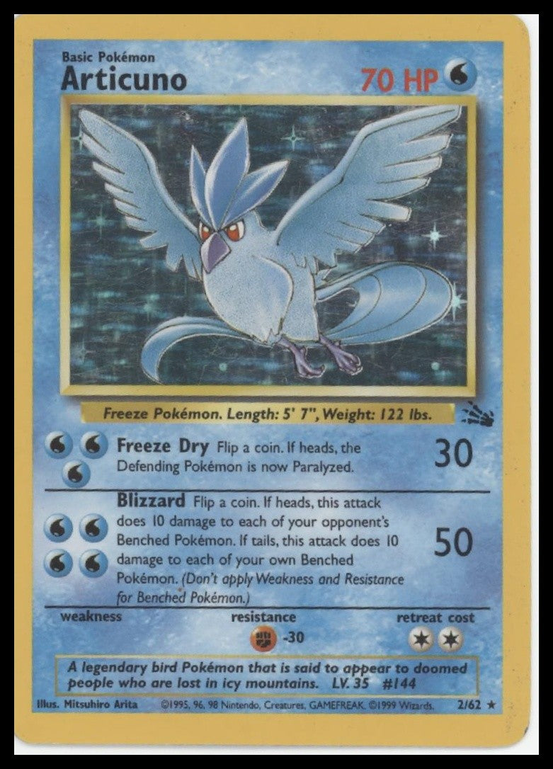 Articuno (2) Fossil #02/62