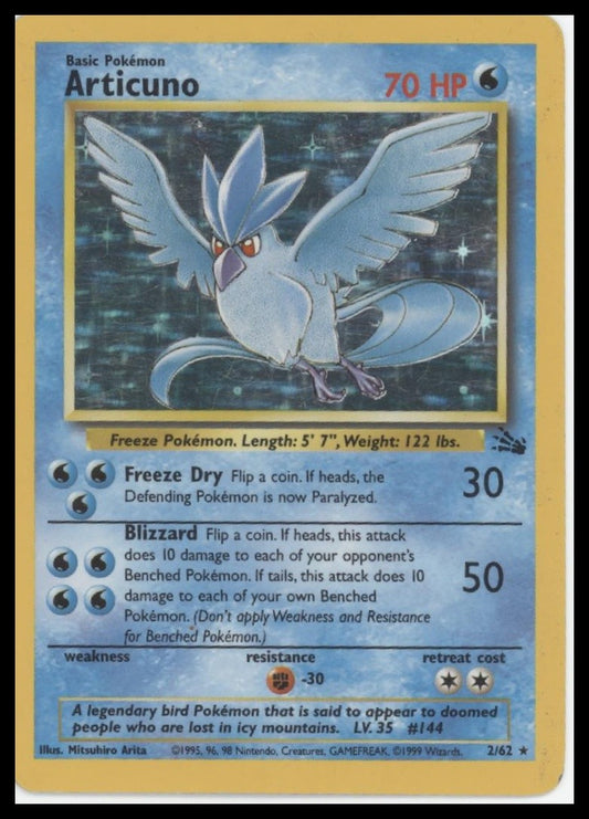 Articuno (2) Fossil #02/62