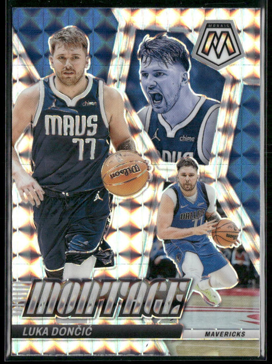 2023-24 Panini Mosaic #5 Luka Doncic Montage Mosaic