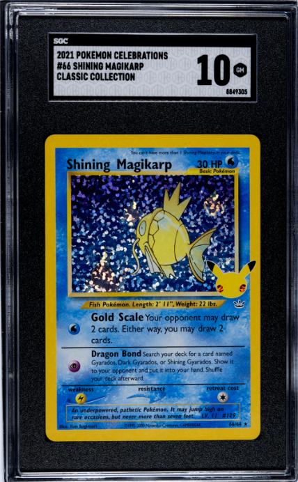 Shining Magikarp 2021 Pokemon Celebrations #66 Classic Collection SGC 10