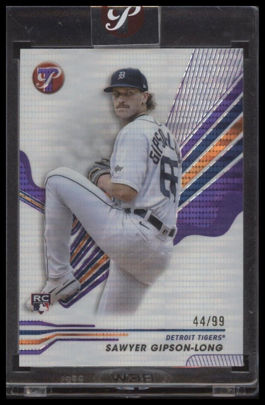 2024 Topps Pristine #19 Sawyer Gipson-Long Purple Refractors #/99