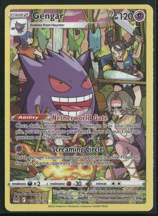 Pokemon SWSH11: Lost Origin Trainer Gallery #TG06/TG30 Gengar