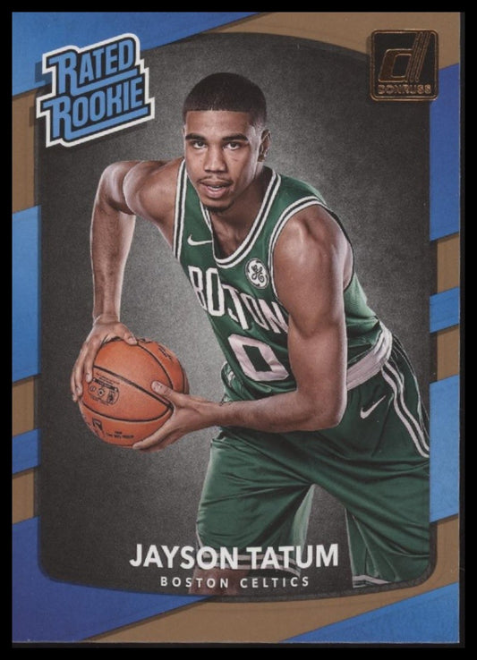 Jayson Tatum 2017-18 Donruss Optic #198 Rated Rookie