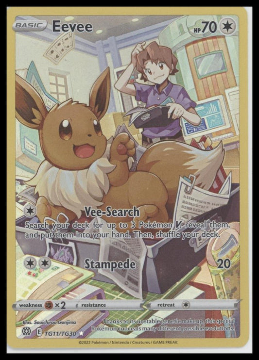 Eevee SWSH09: Brilliant Stars Trainer Gallery #TG11/TG30
