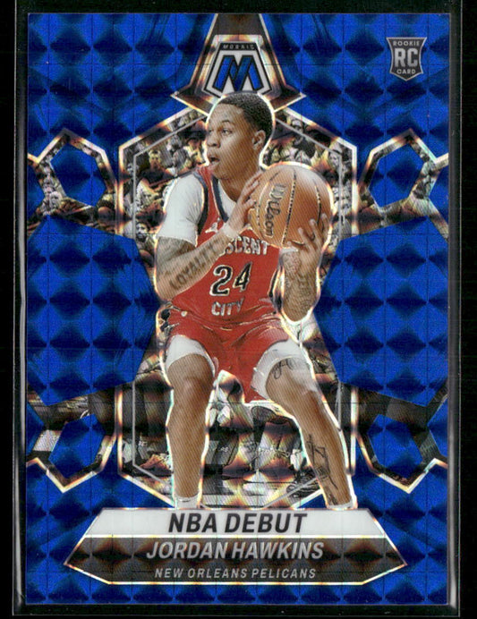 2023-24 Panini Mosaic #253 Jordan Hawkins Blue #/199