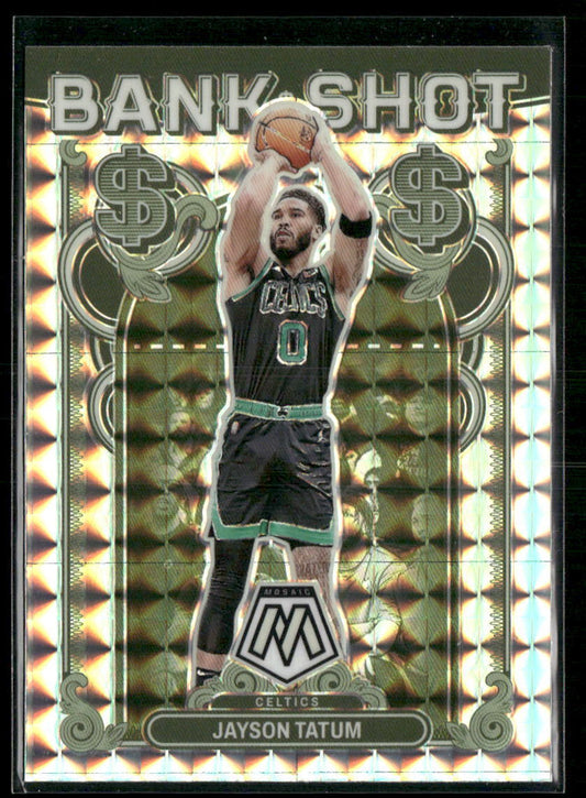 2023-24 Panini Mosaic #20 Jayson Tatum Bank Shot Mosaic Prizm