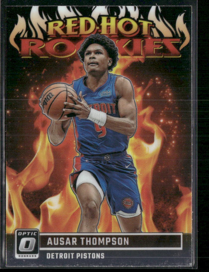 2023-24 Donruss Optic #8 Ausar Thompson Red Hot Rookies Holo