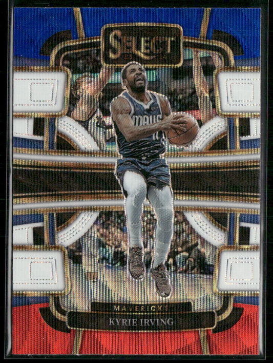 2023-24 Panini Select #21 Kyrie Irving Tri-Color Prizms