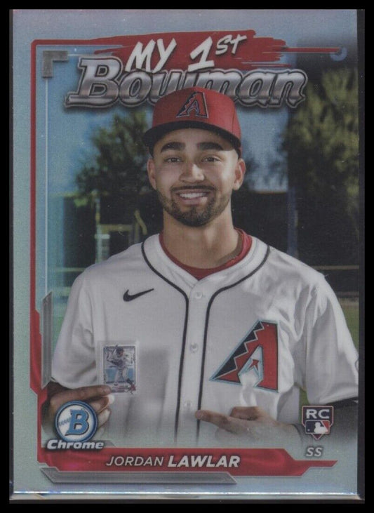 2024 Bowman Chrome #M1B-12 Jordan Lawlar My 1st Bowman