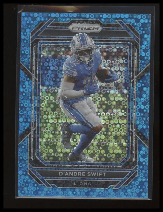 2022 Panini Prizm #96 D'Andre Swift No Huddle Blue #/79