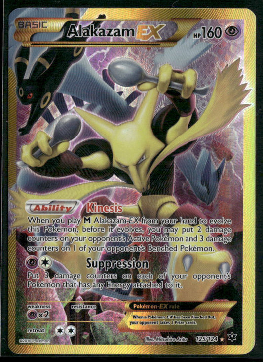 Pokemon XY - Fates Collide #125/124 Alakazam EX (Secret)