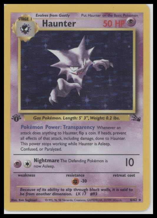 Haunter (6) Fossil #06/62 - 1st Edition