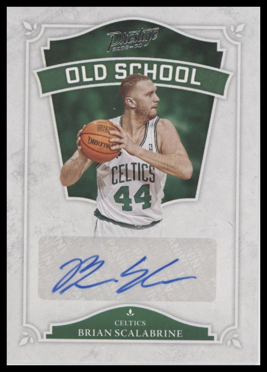 Brian Scalabrine 2022-23 Panini Chronicles #OSA-BSB Old School Autographs
