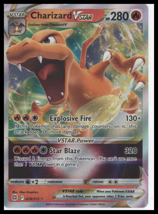 Charizard VSTAR SWSH09: Brilliant Stars #018/172