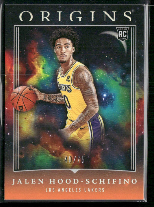 2023-24 Panini Origins #92 Jalen Hood-Schifino Orange #/75