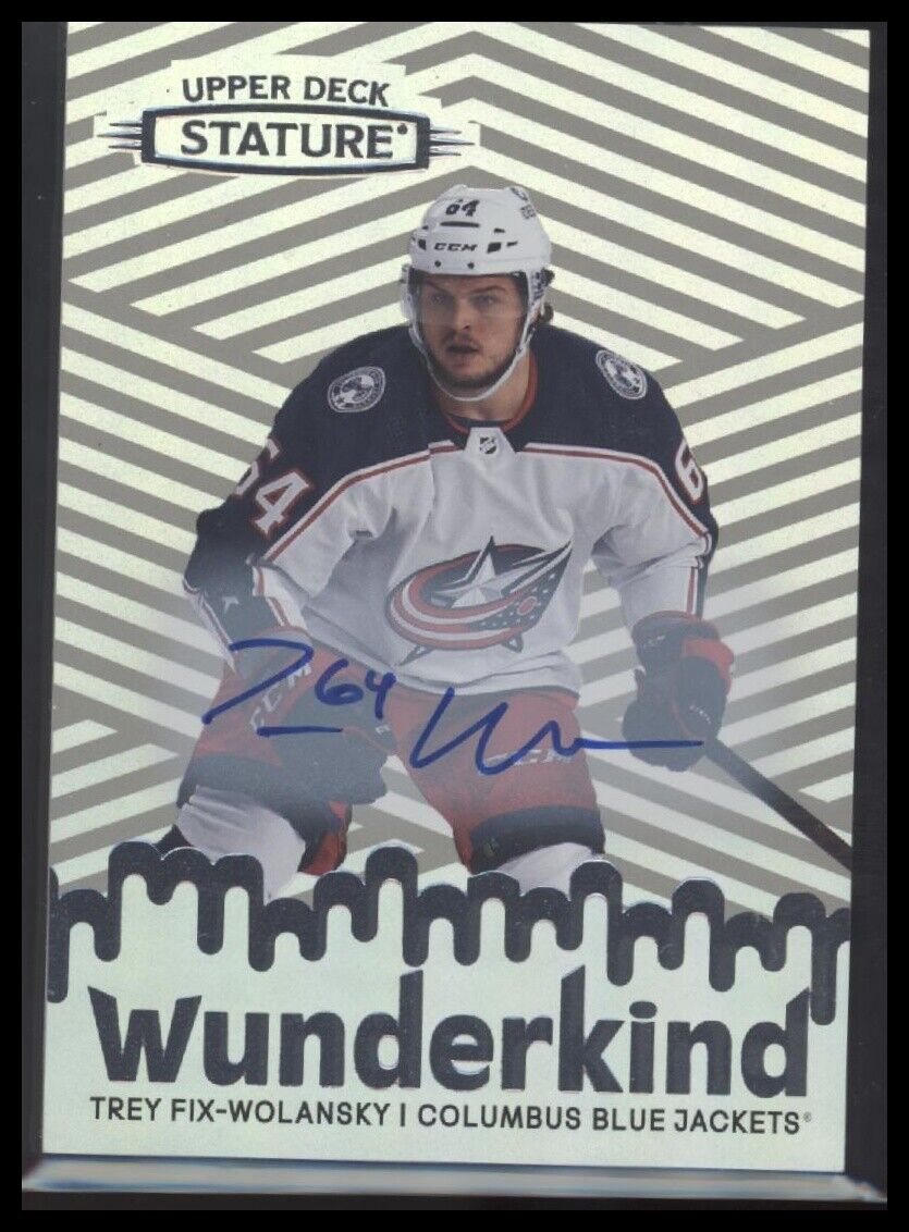 2022-23 Upper Deck Stature #W-11 Trey Fix-Wolansky Wunderkind