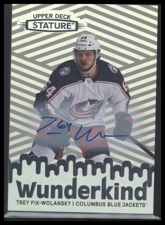 2022-23 Upper Deck Stature #W-11 Trey Fix-Wolansky Wunderkind