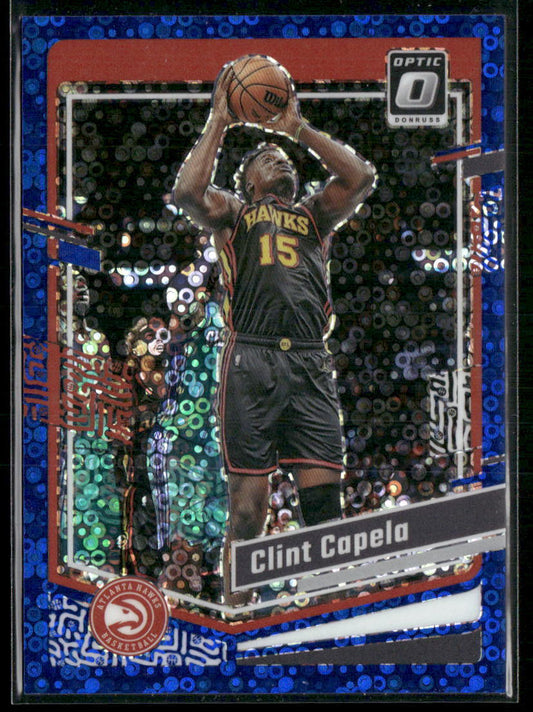 2023-24 Donruss Optic #5 Clint Capela Fast Break Blue #/49