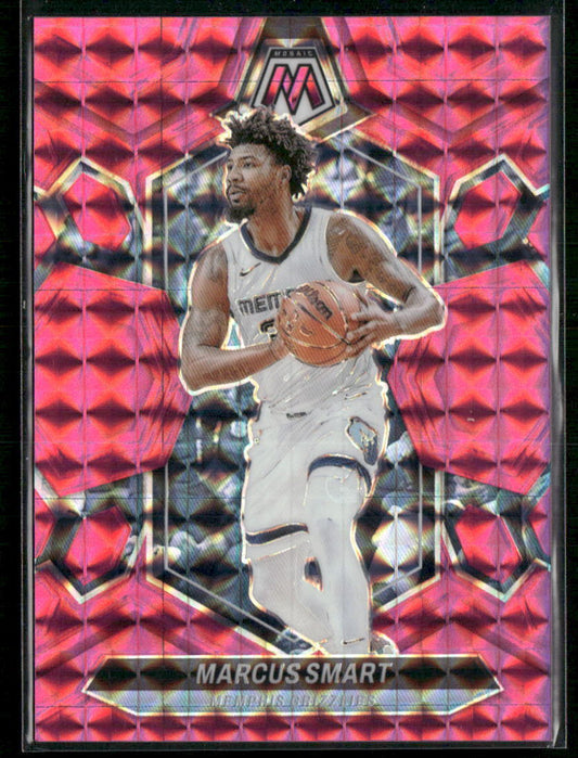 2023-24 Panini Mosaic #90 Marcus Smart Pink #/149