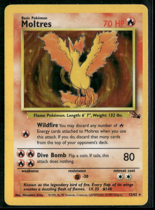 Pokemon Fossil #12/62 Moltres