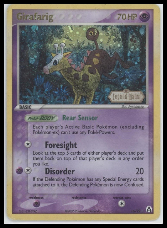 Girafarig Legend Maker #16/92