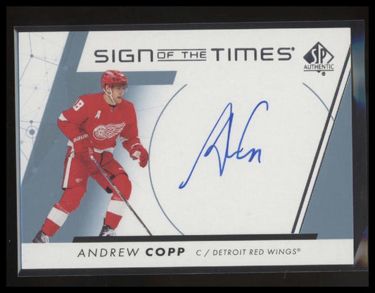 2023-24 SP Authentic Andrew Copp 2022-23 SP Authentic Update: Sign of the Times