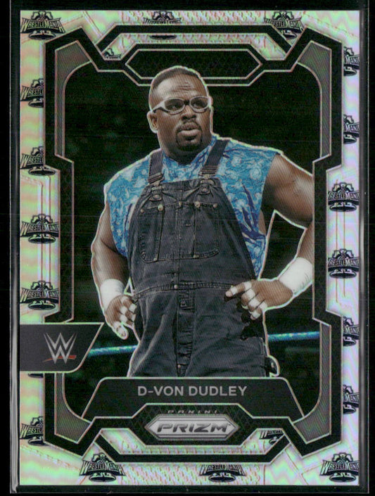 2024 Panini Prizm WWE #192 D-Von Dudley WrestleMania Prizms #/40