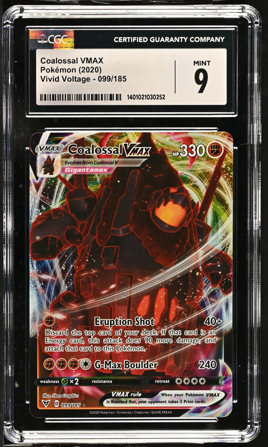 Coalossal VMAX 2020 Vivid Voltage #099/185 CGC 9