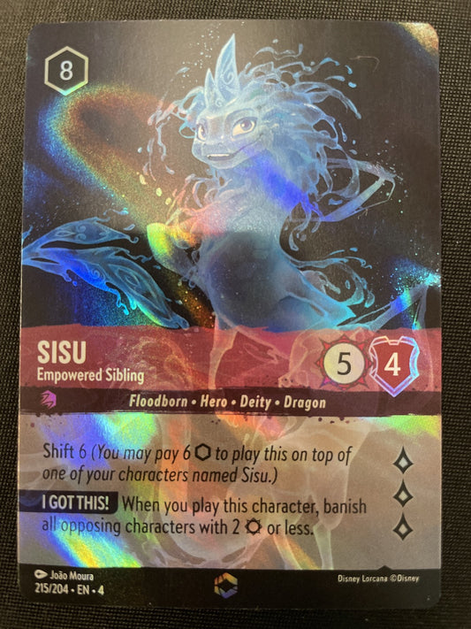 Disney Lorcana Sisu - Empowered Sibling (Enchanted) 215/204 - Ursula's Return