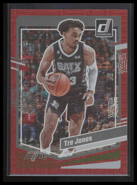 2023-24 Donruss #161 Tre Jones Red