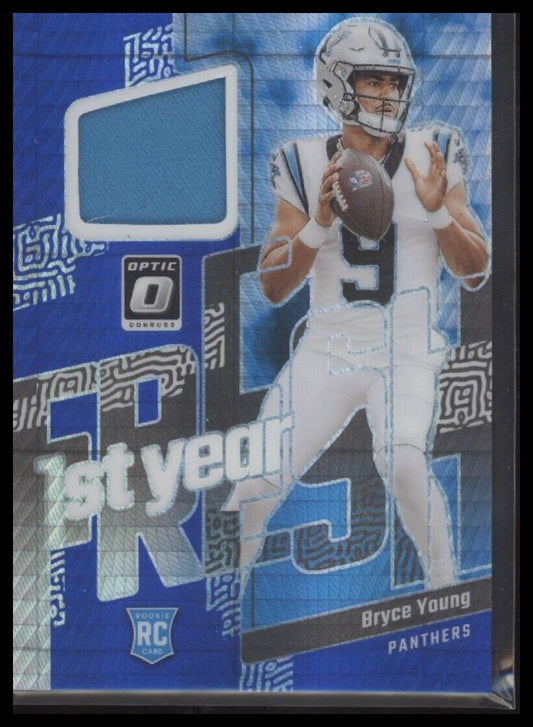 2023 Donruss Optic #FYF-BR Bryce Young 1st Year Blue Hyper