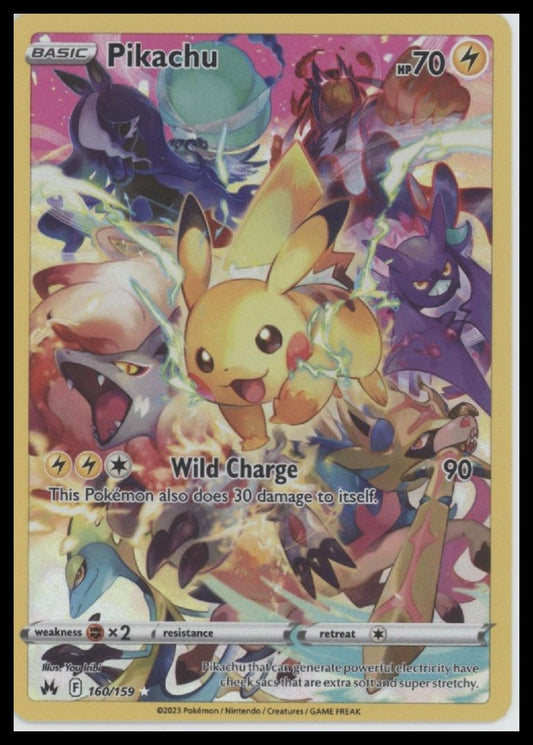 Pikachu (Secret) Crown Zenith #160/159