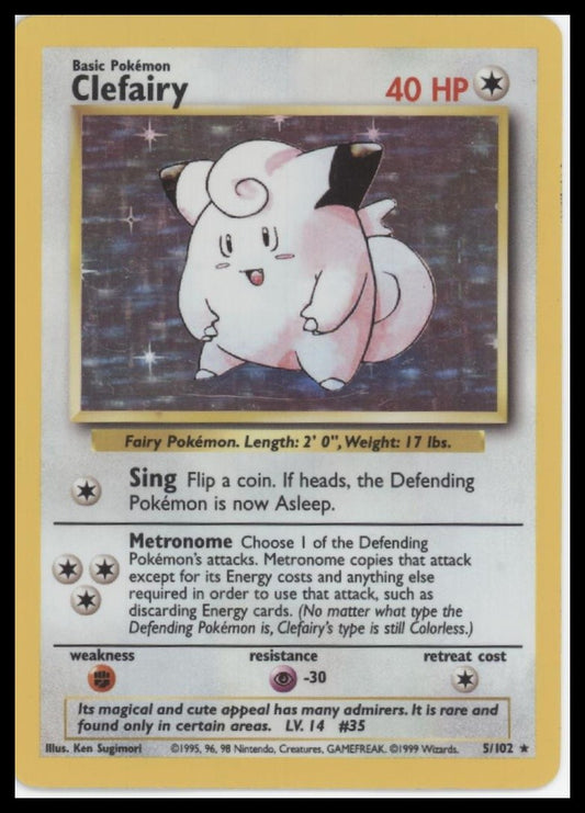 Clefairy Base Set #005/102