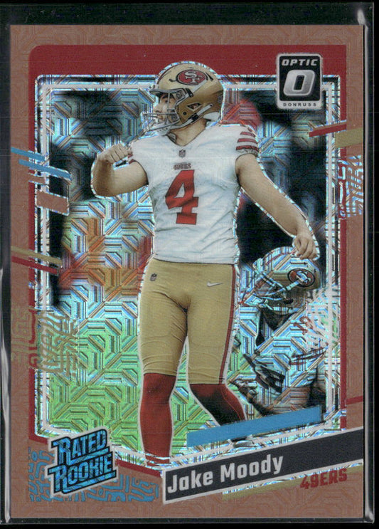 2023 Donruss Optic #289 Jake Moody Bronze Mojo #/35