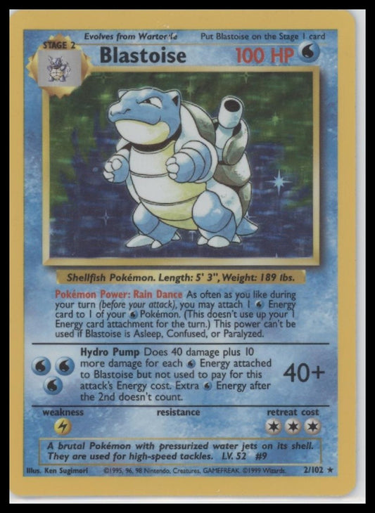 Blastoise Base Set #002/102