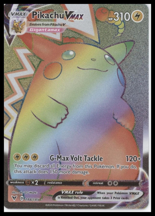 Pikachu VMAX (Secret) SWSH04: Vivid Voltage #188/185