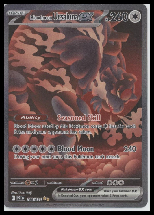 Bloodmoon Ursaluna ex SV: Prismatic Evolutions #168/131