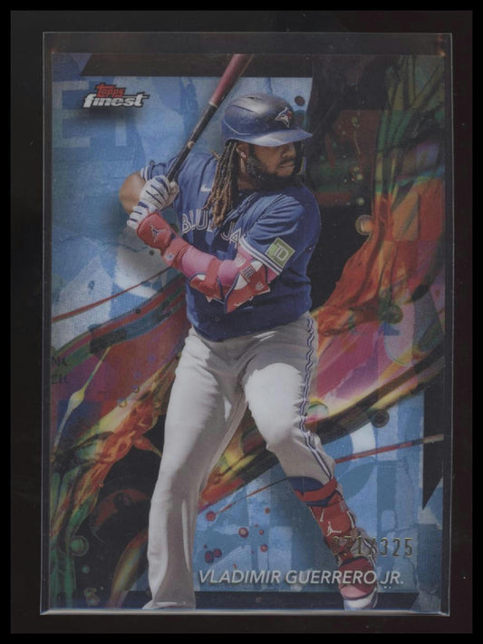 2024 Finest #71 Vladimir Guerrero Jr. Sky Blue Refractors #/325