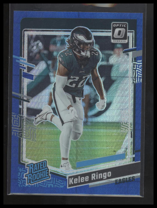 2023 Donruss Optic #282 Kelee Ringo Blue Hyper