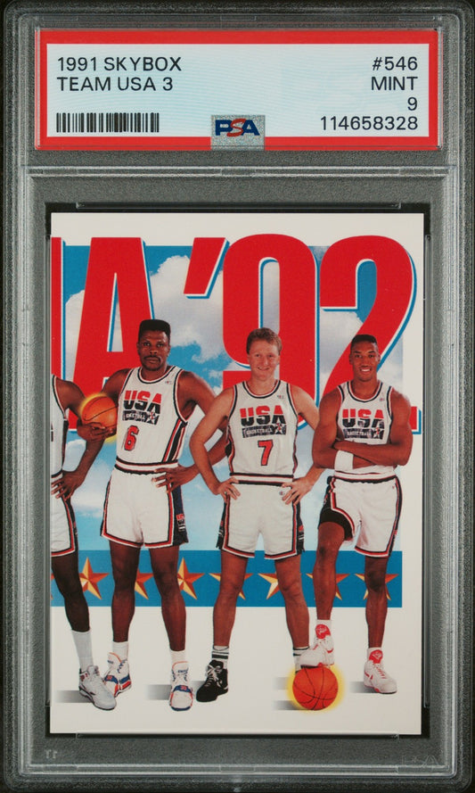 Team Usa 3 1991 Skybox #546 PSA 9